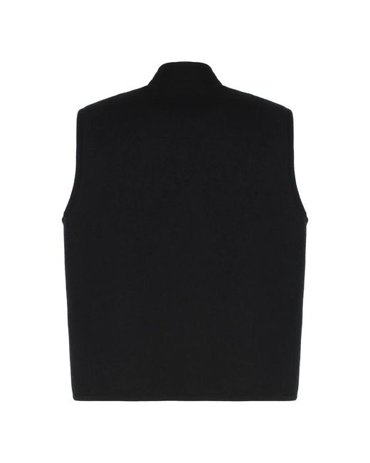 Moncler Black Vests for men