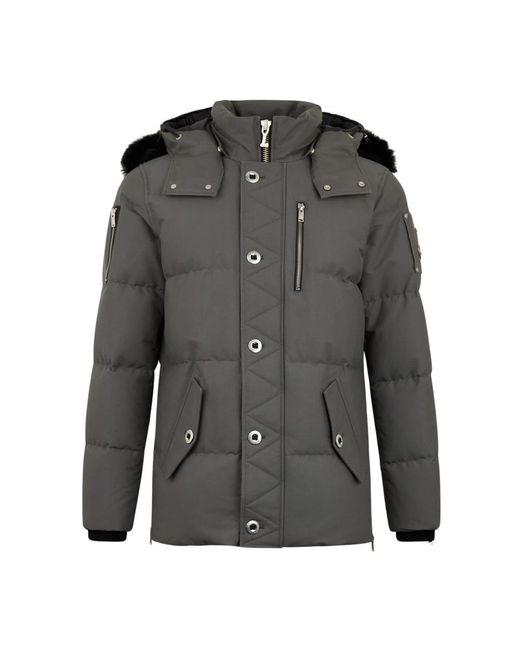 Moose Knuckles Gray Winter Jackets for men