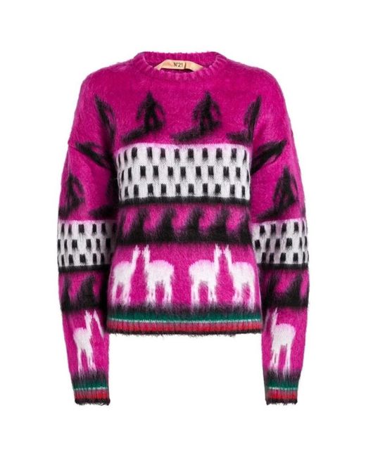 N°21 Pink Strickwaren Capsule Collection Pullover