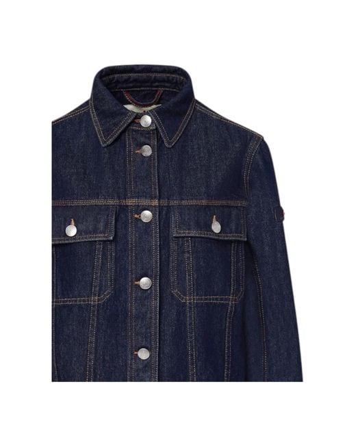 Peuterey Lala De Rinse Overshirt in het Blue