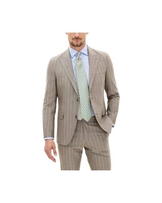 Oscar Jacobson Gray Blazers for men