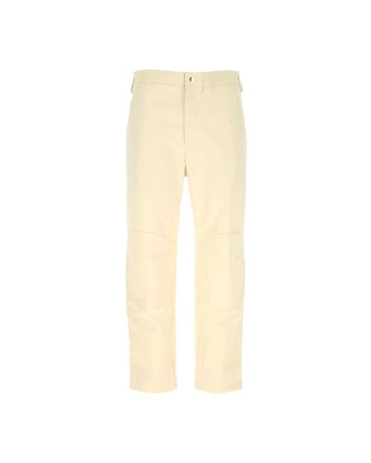 Jil Sander Natural Straight Trousers for men