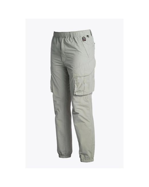 Parajumpers Gray Slim-Fit Trousers for men