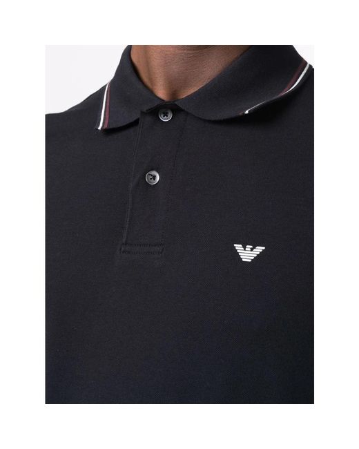 Emporio Armani Polo shirts in Black für Herren
