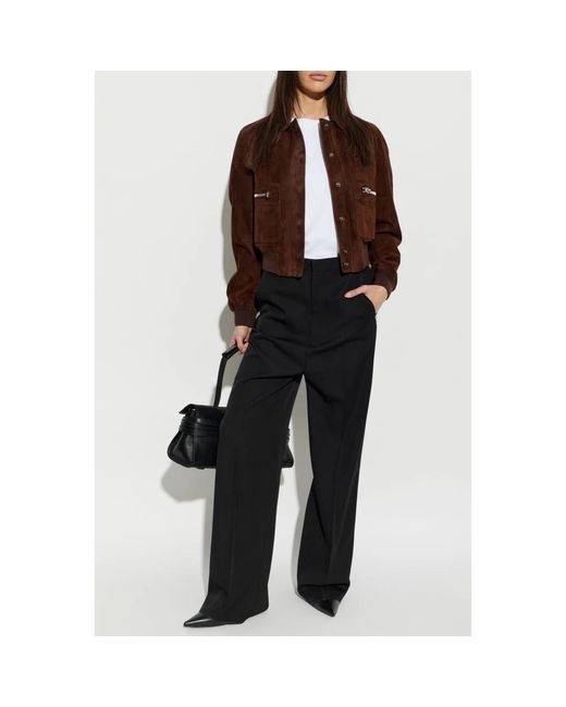 Tom Ford Brown Leather Jackets