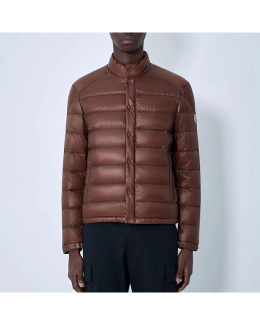 Down Jackets Moncler pour homme en coloris Brown