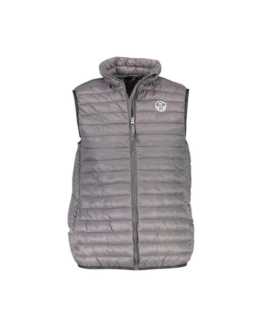 North Sails Gray Vests for men