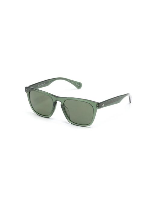 Oliver Peoples Green Grüne sonnenbrille stilvoll für den täglichen gebrauch,schwarze sonnenbrille mit zubehör
