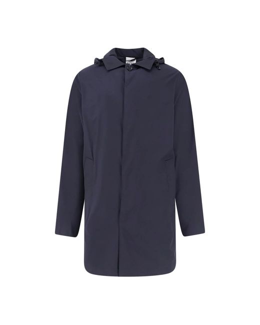 Aspesi Hooded Parka in het Blue voor heren