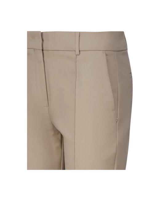 Sportmax Natural Cropped Trousers