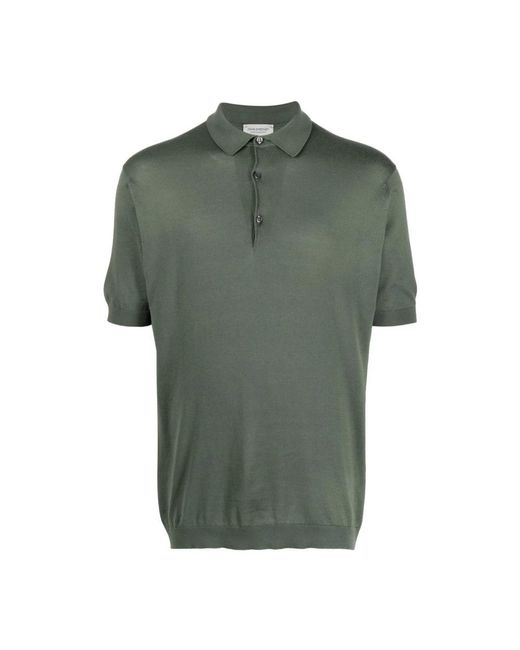 John Smedley Green Polo Shirts for men