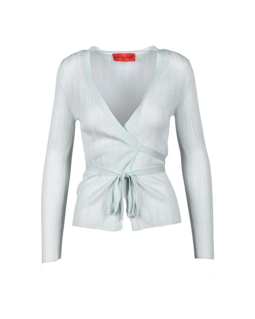 Wild Cashmere Truien & Vesten ,Groen ,Kasjmier Cardigan in het Blue