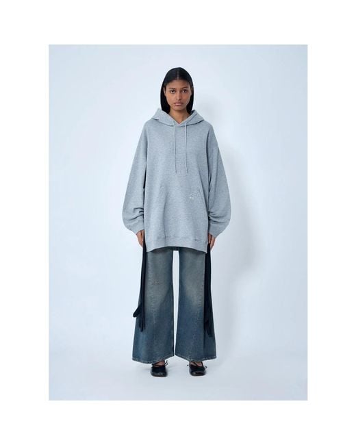 MM6 by Maison Margiela Blue Hoodies