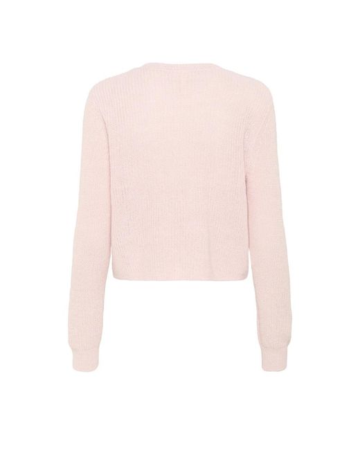 Part Two Truien & Vesten ,Roze ,Katoen Mauve Chalk Vest Met Knopen in het Pink
