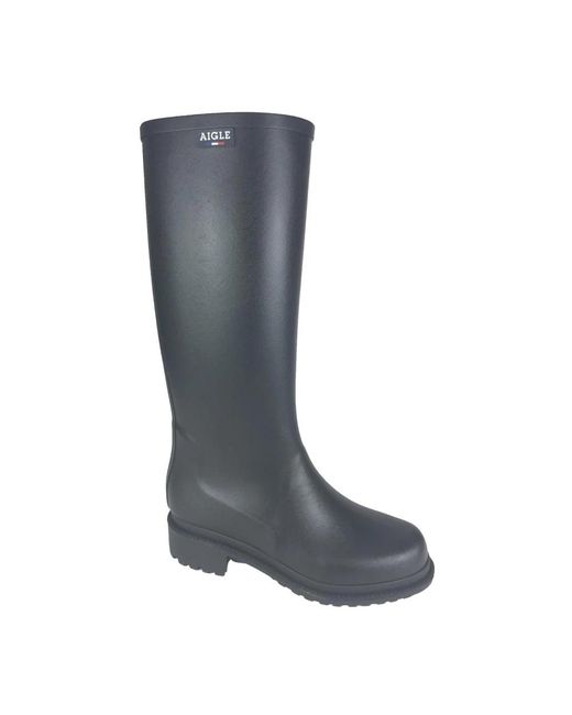 Aigle Schoenen ,Zwart ,Schoenen Regeaars in het Gray