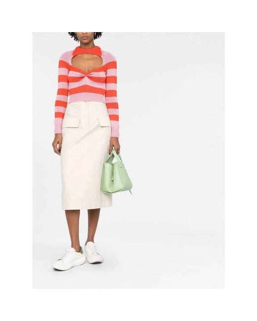 Marni Red Round-Neck Knitwear