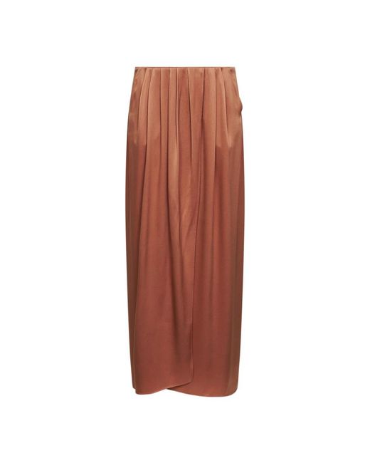 Giorgio Armani Brown Midi Skirts