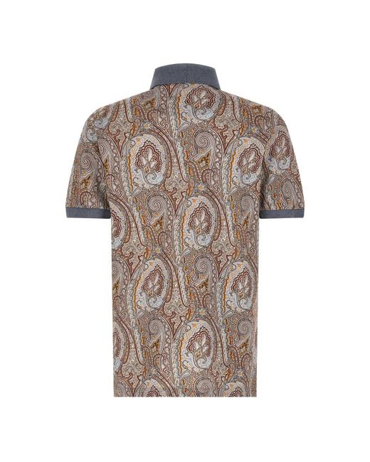 Etro Multicolor Polo Shirts for men