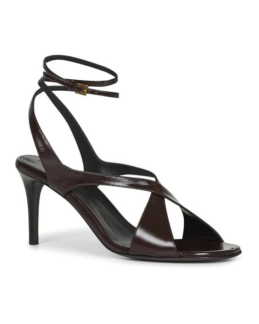 Khaite Black High Heel Sandals