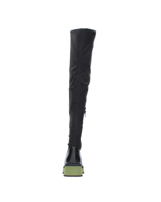 Paloma Barceló Black Over-The-Knee Boots