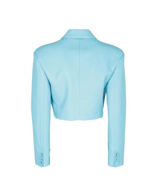 GIUSEPPE DI MORABITO Stijlvolle Leren Jas in het Blue