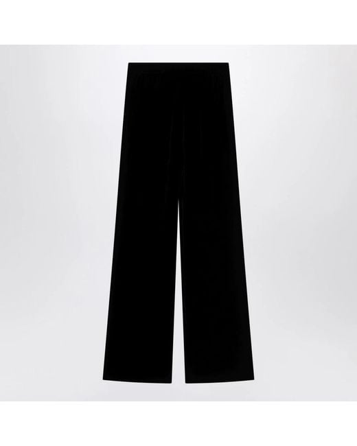 Valentino Garavani Black Wide Trousers