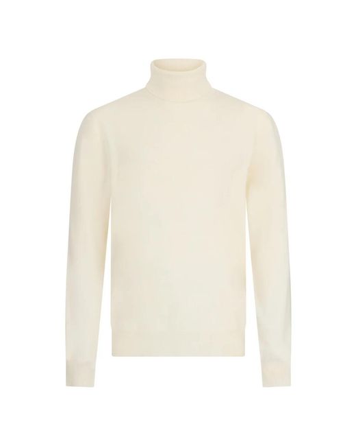 Malo White Turtlenecks for men