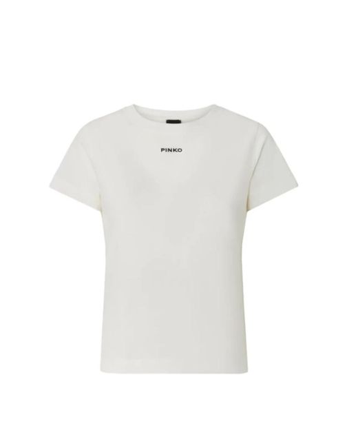 T-Shirts Pinko de color White