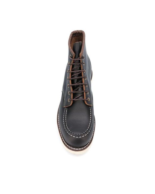 Lace-Up Boots di Red Wing in Black da Uomo
