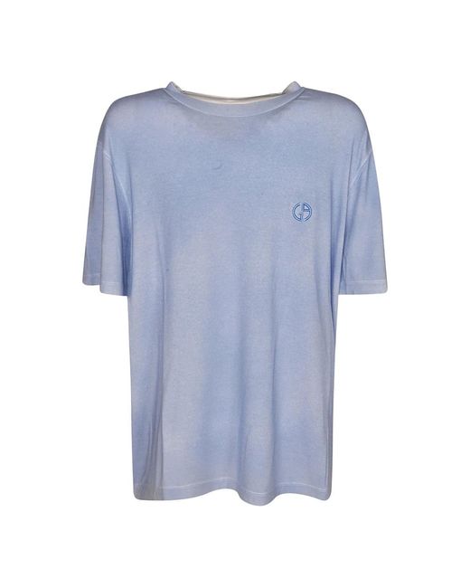 Collezione di t-shirt e polo alla moda di Giorgio Armani in Blue da Uomo