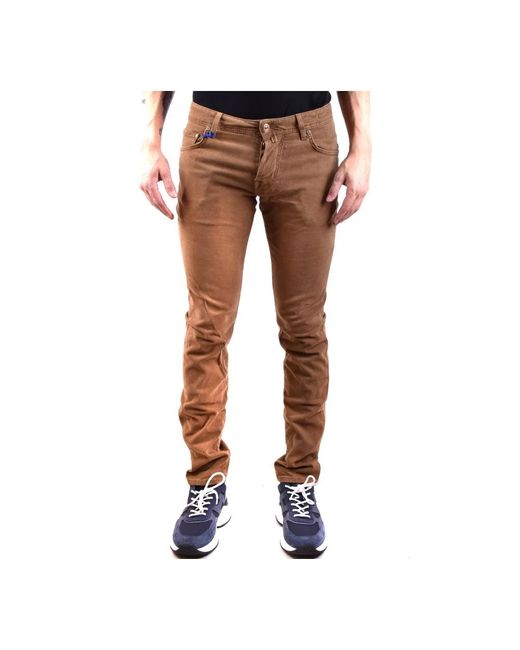 Jacob Cohen Brown Slim-Fit Jeans for men
