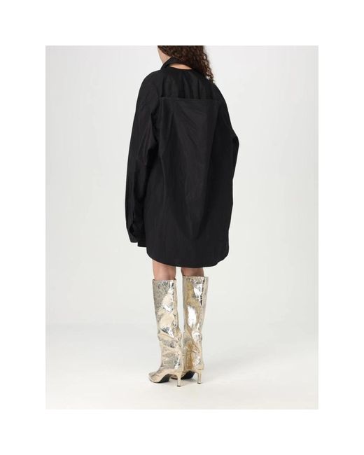 Balenciaga Black Shirt Dresses