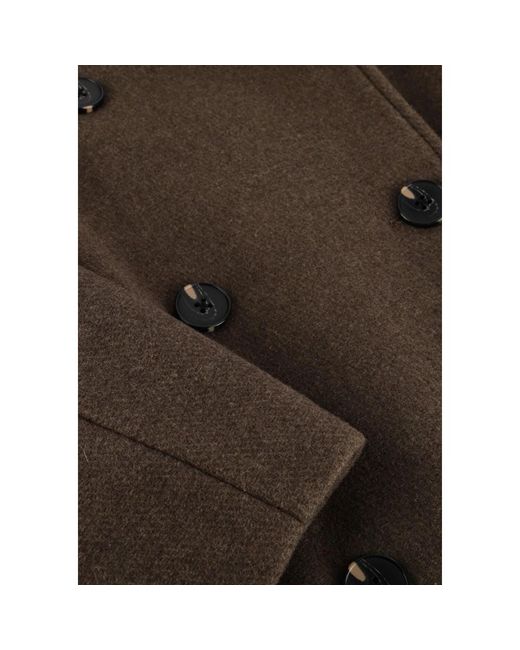 Modström Double-Breasted Coats in het Brown