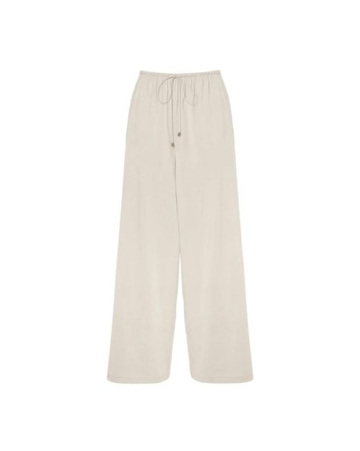 Wolford White Wide Trousers