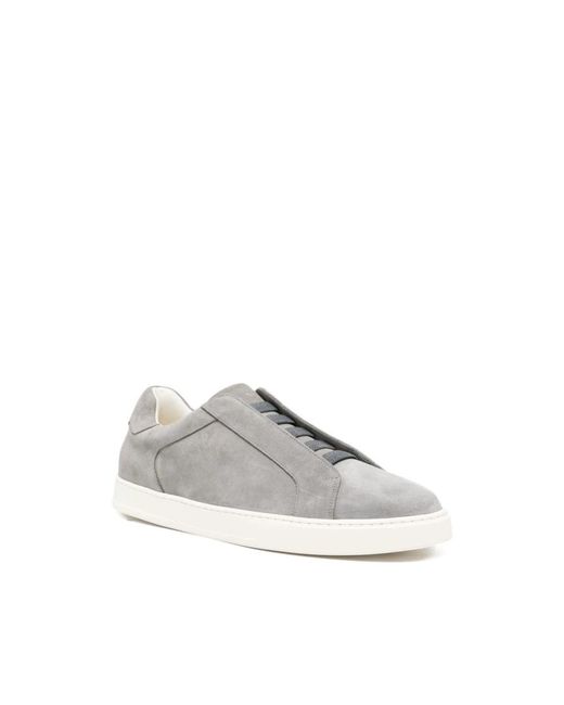Doucal's Gray Sneakers for men