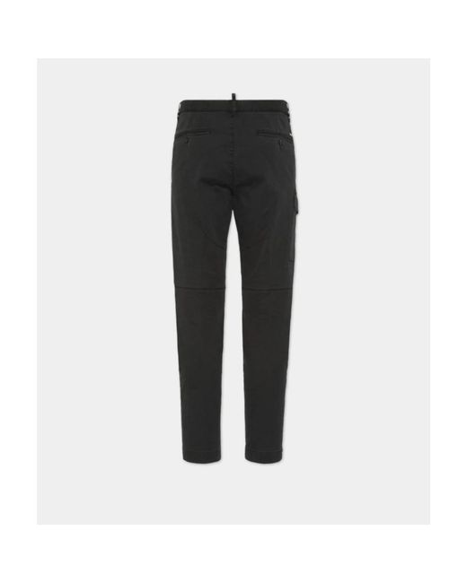 DSquared² Black Slim-Fit Trousers for men