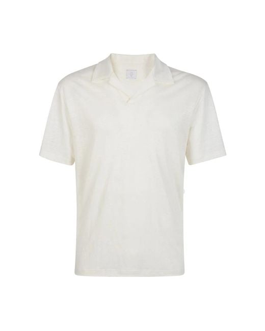 Eleventy White Polo Shirts for men