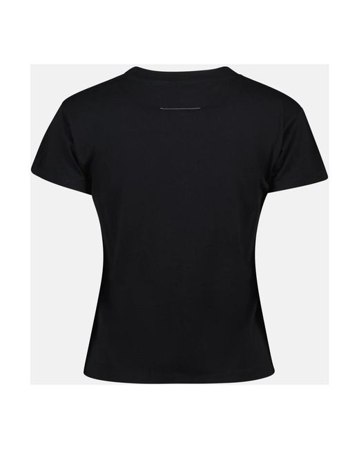 MM6 by Maison Margiela Black T-Shirts