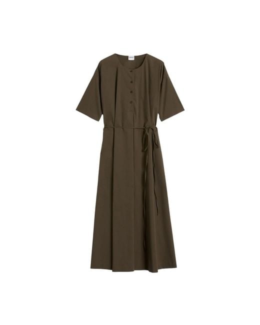 Aspesi Green Midi Dresses