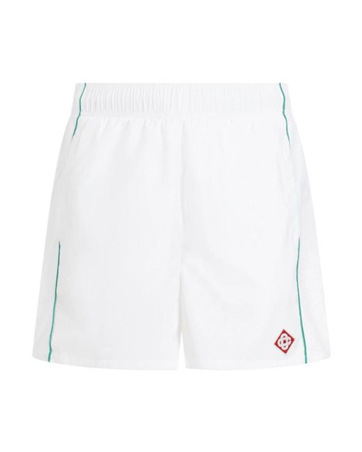 Casablancabrand White Casual Shorts for men