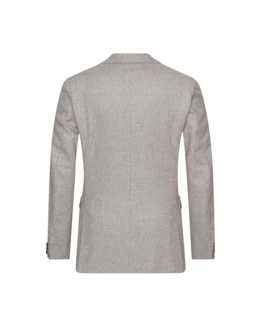 Oscar Jacobson Gray Blazers for men