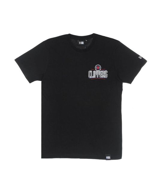 KTZ Tops ,Zwart ,Katoen Nba Neon Tee Loscli Zwart in het Black voor heren