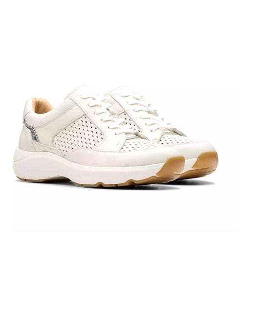 Sneakers di Clarks in White