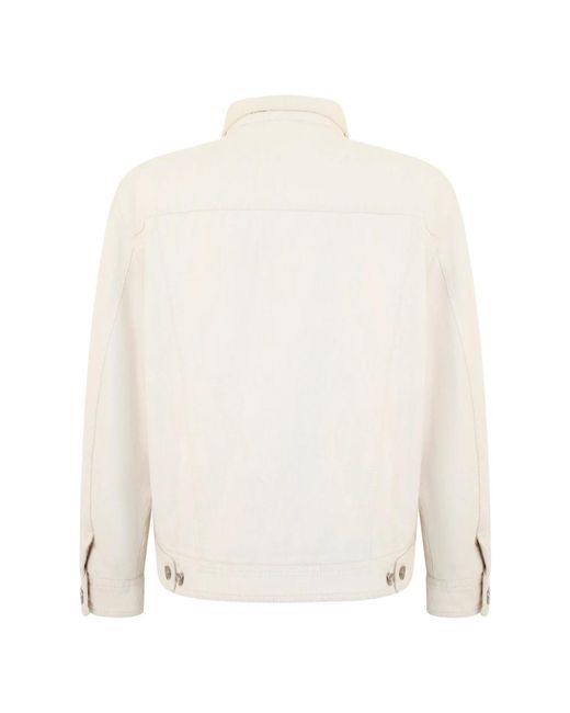 Moorer Denim Jacket in het White