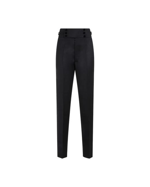 Trousers > slim-fit trousers Maison Margiela en coloris Black