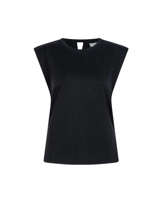 Dante 6 Black Sleeveless Tops