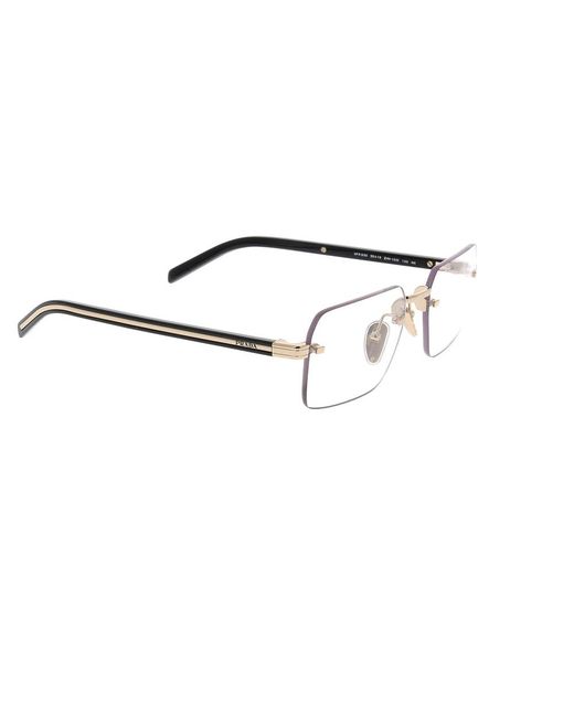 Prada Optical Frame in het Metallic