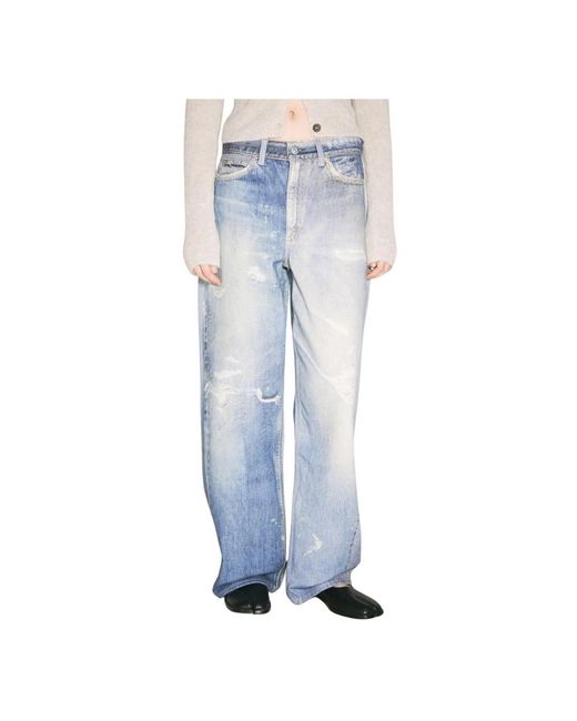 Our Legacy Blue Loose Fit Jeans