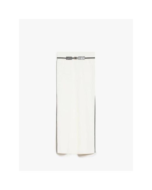 Max Mara Maxi Skirts in het White