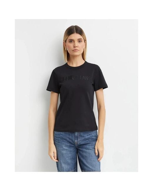Helmut Lang Black T-Shirts